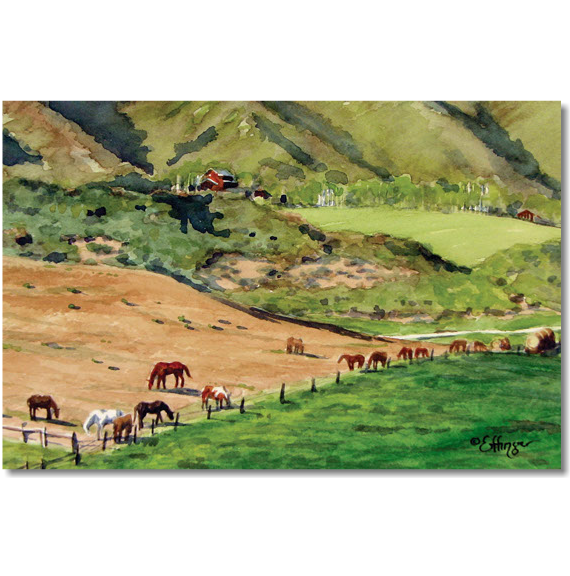 Original Traditional Watercolors by Gregory Effinger