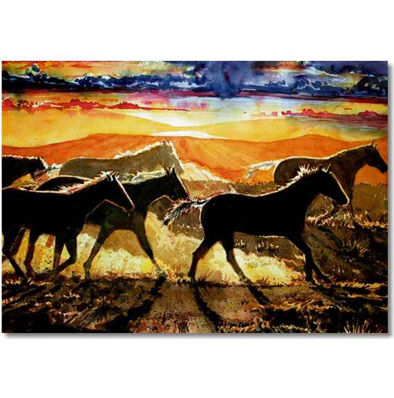 Original Traditional Watercolors by Gregory Effinger