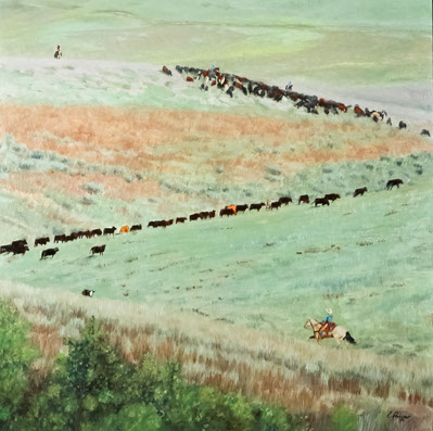 Original Waterbased Oil Painting by Gregory Effinger